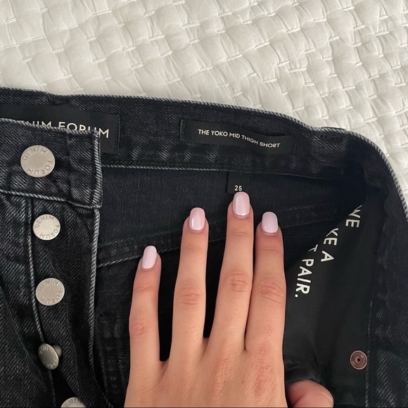 Denim Forum Yoko mid-thigh shorts - Picture 4 of 5